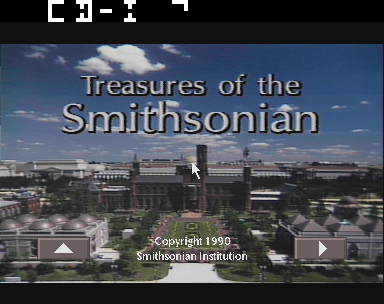 Treasures of the Smithsonian Title Screen